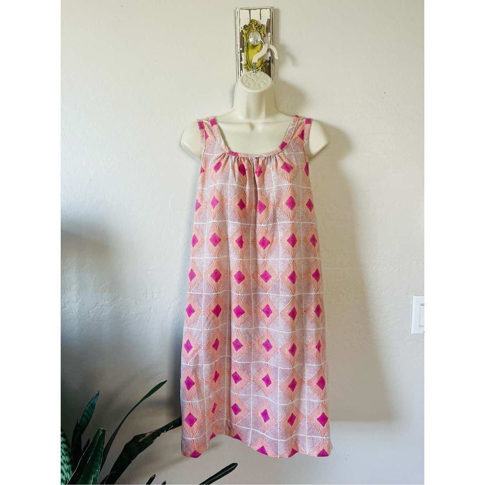 WHIT Pink Geometric Mini Dress